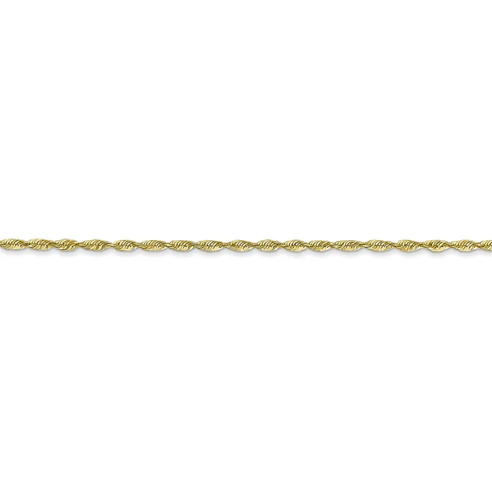 Leslie's 10K 1.5mm Diamond-Cut Lightweight Rope Chain