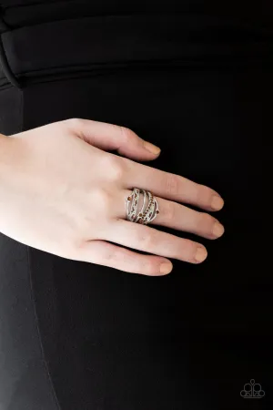 Making The World Sparkle - Brown Ring - Paparazzi Accessories
