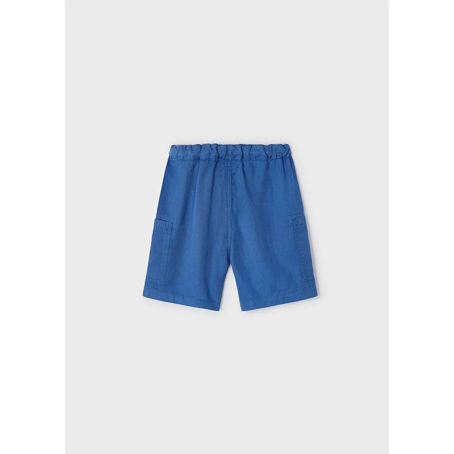Mayoral River Blue Lightweight Drawstring Shorts