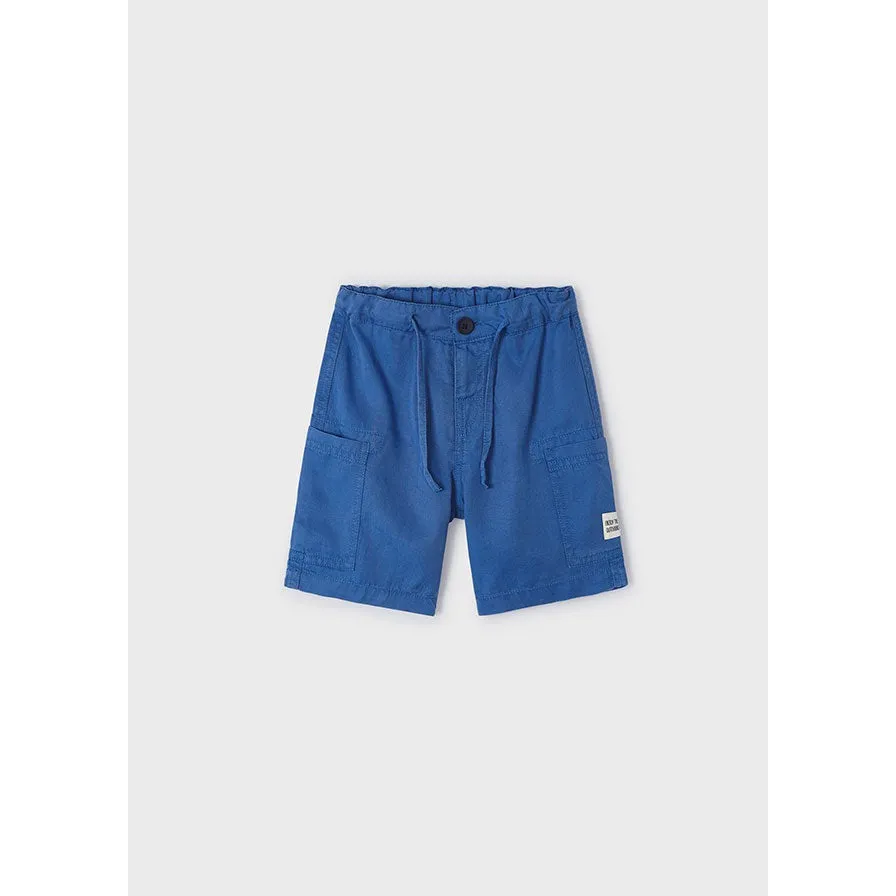 Mayoral River Blue Lightweight Drawstring Shorts