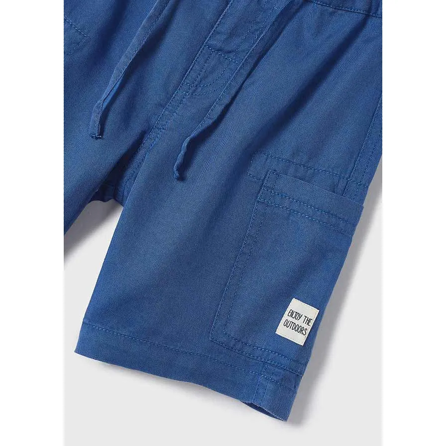 Mayoral River Blue Lightweight Drawstring Shorts