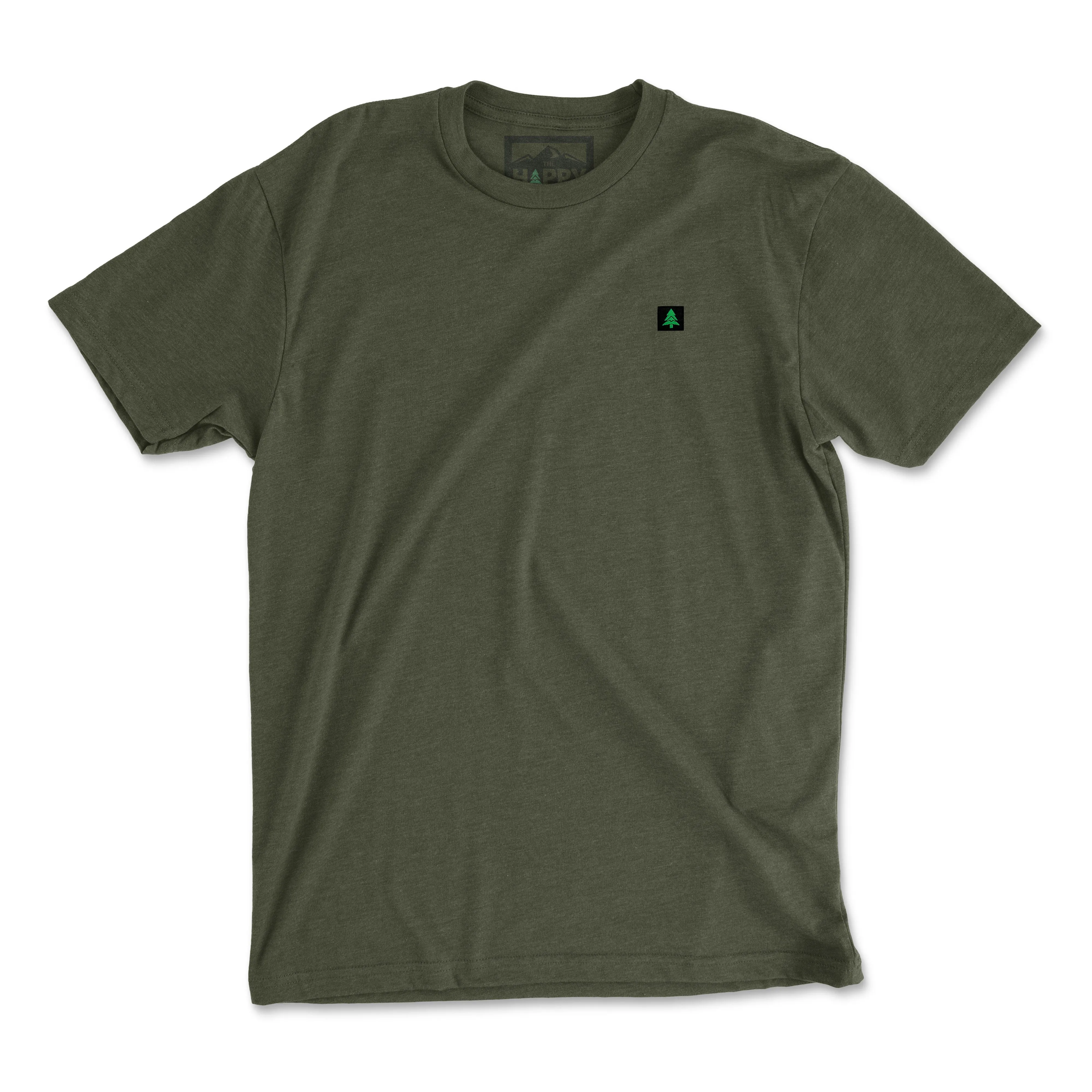 Mountain Tree Label 'Explorer Tee' | Lightweight Blend |