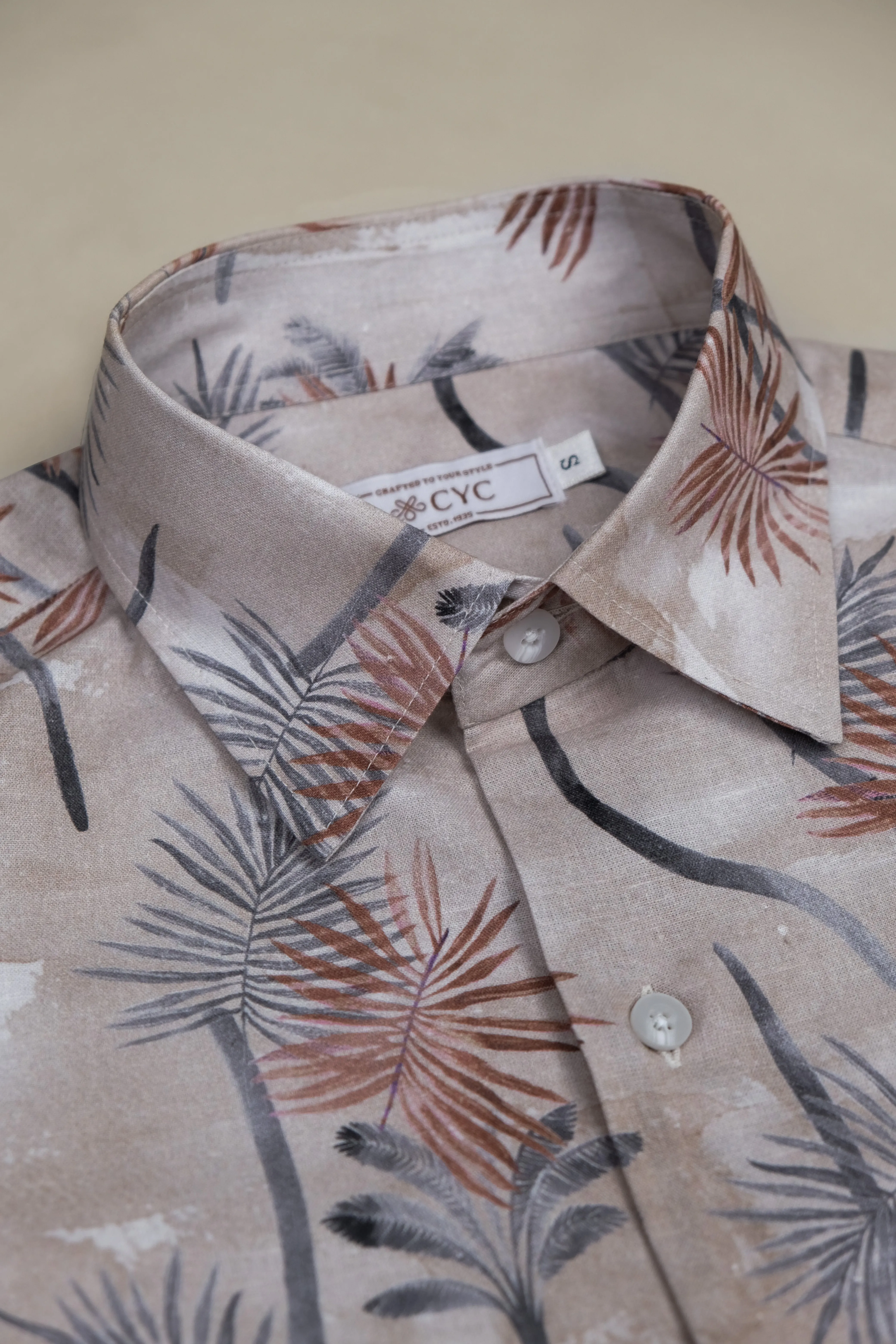 Nature's Canvas Printed Short Sleeve Shirt