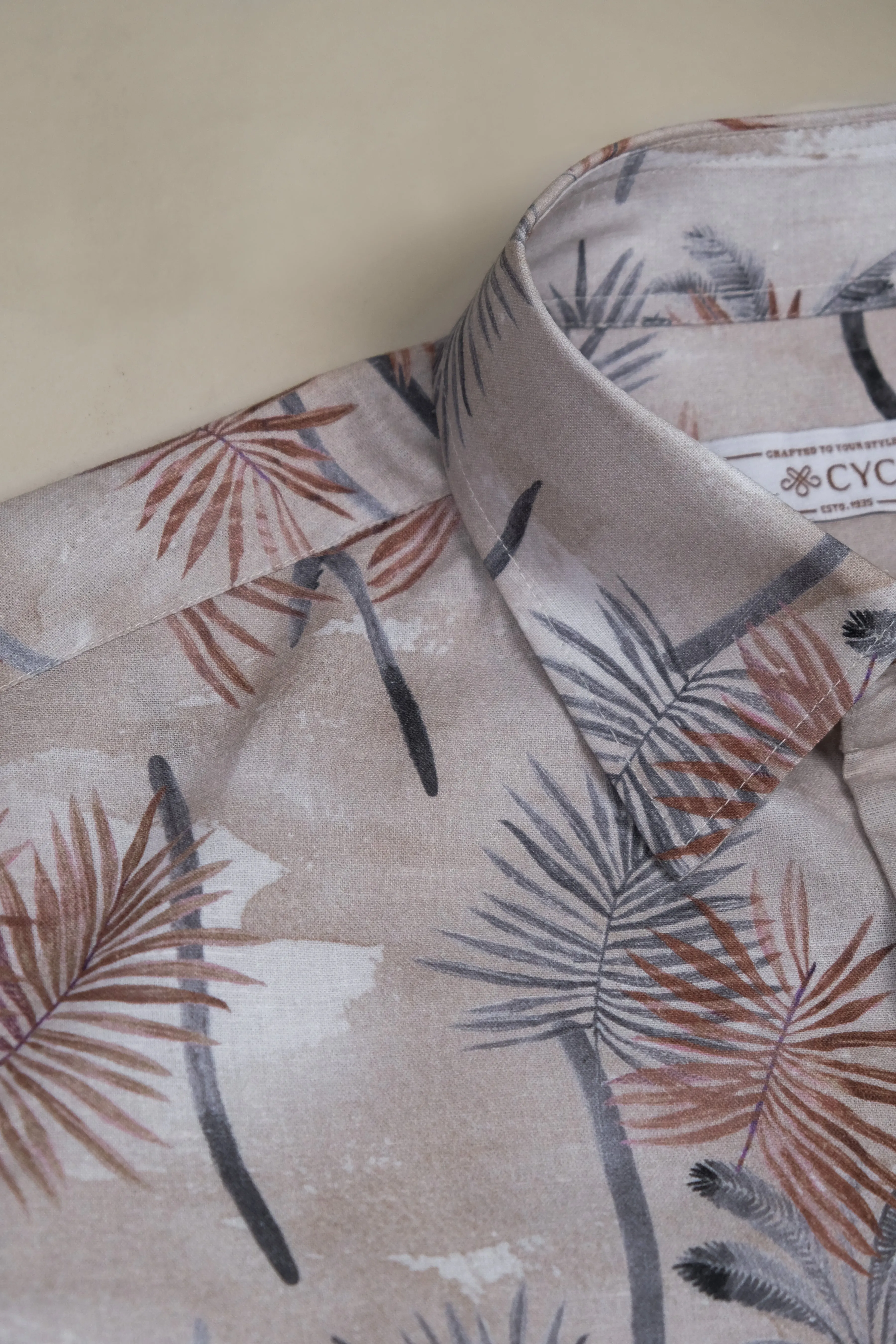 Nature's Canvas Printed Short Sleeve Shirt