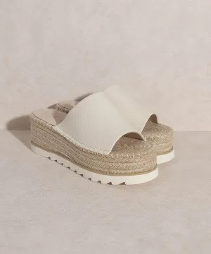 OASIS SOCIETY Ivy - Espadrille Platform Slide