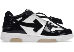 Off-White Out Of Office Ooo Low Tops Patent Black White
