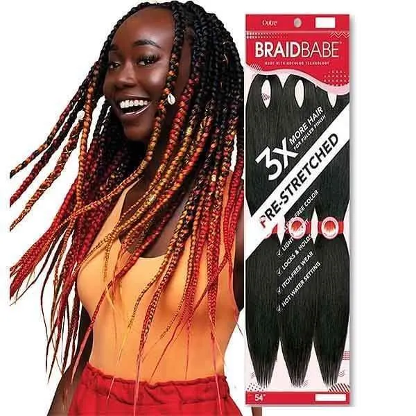 Outre Synthetic Pre Stretched Braid - 3X BABE 54"