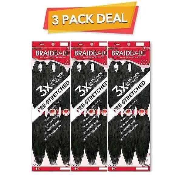 Outre Synthetic Pre Stretched Braid - 3X BABE 54"