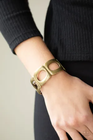 Paparazzi - In OVAL Your Head - Brass Bracelet