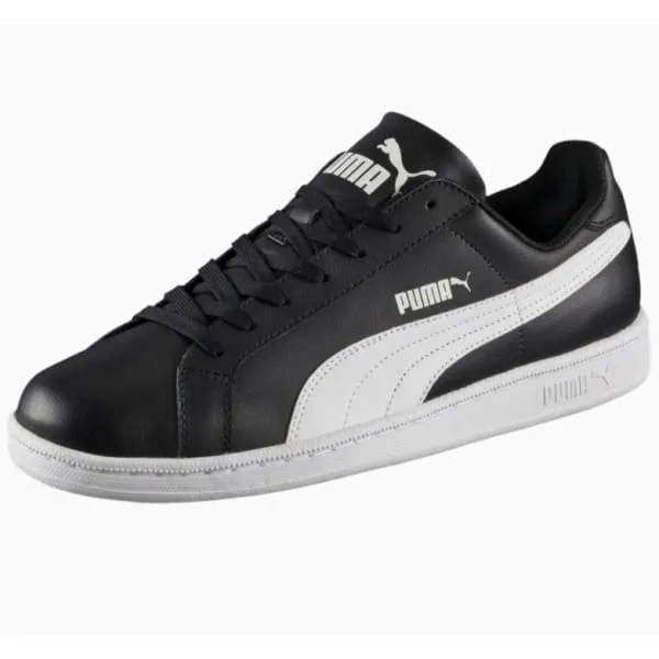 PUMA Men's Smash v2 Leather Sneaker Black