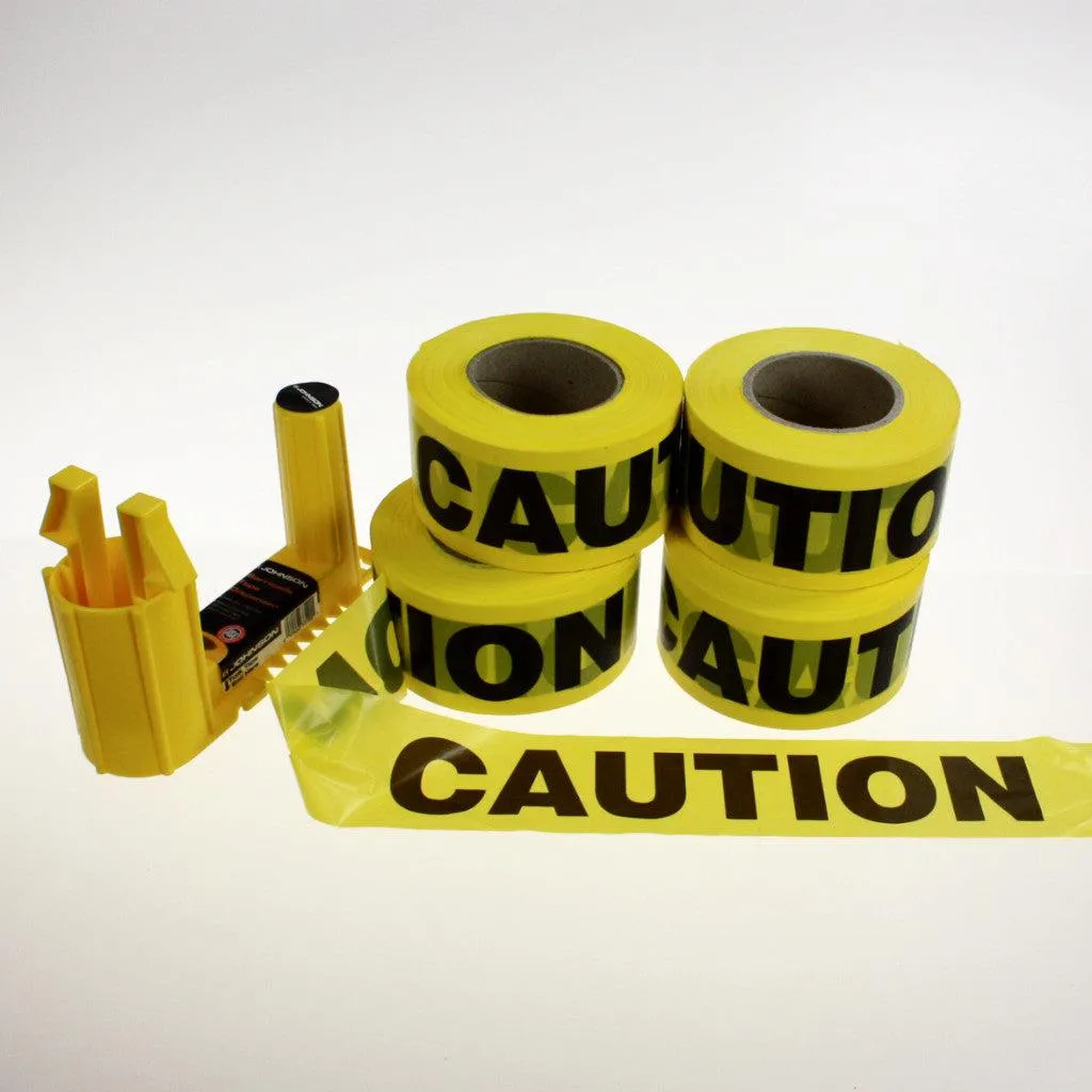 "CAUTION CAUTION CAUTION" - Lightweight 1000' Barricade Tape