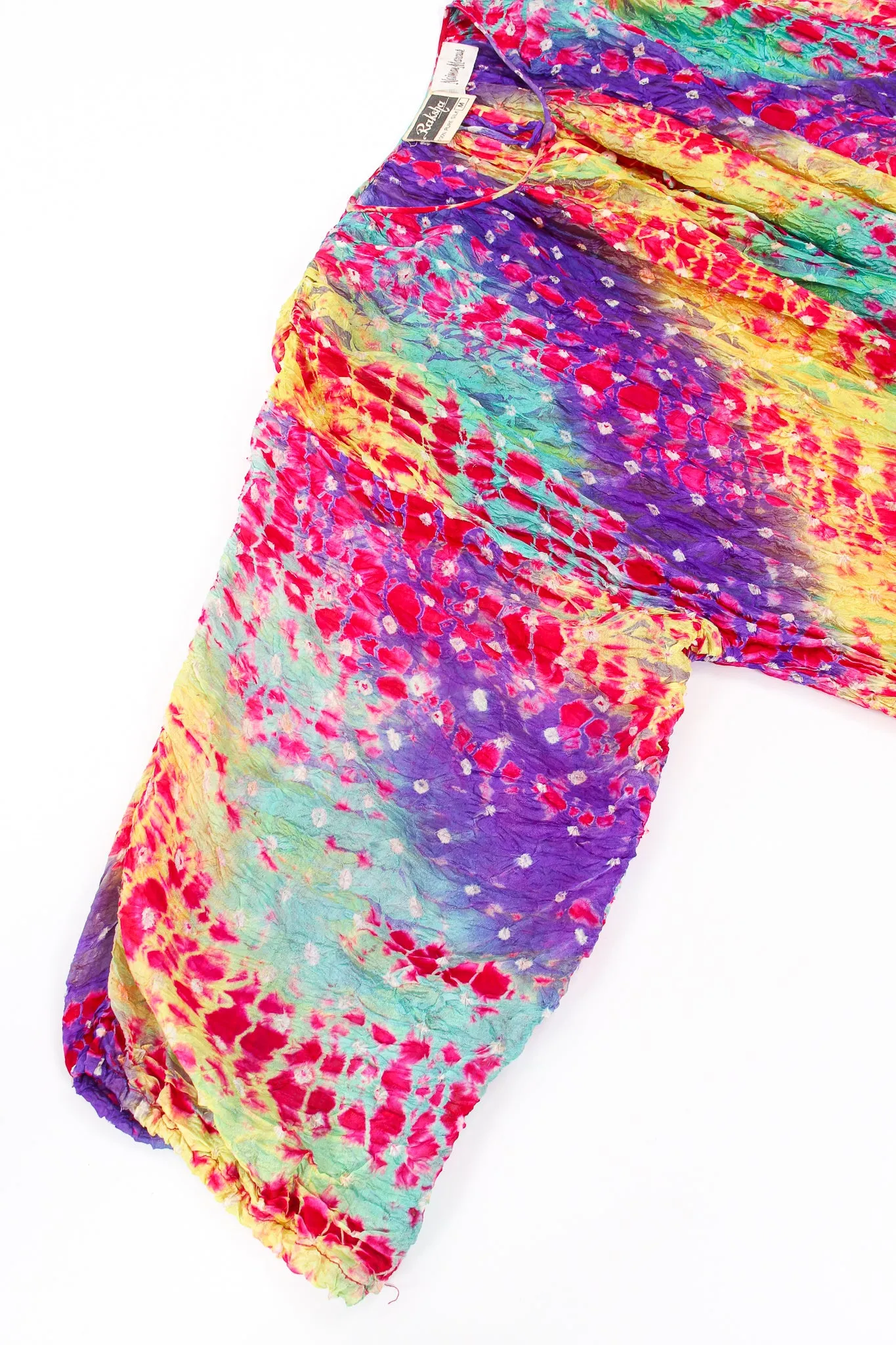 Rainbow Silk Tie Dye Caftan