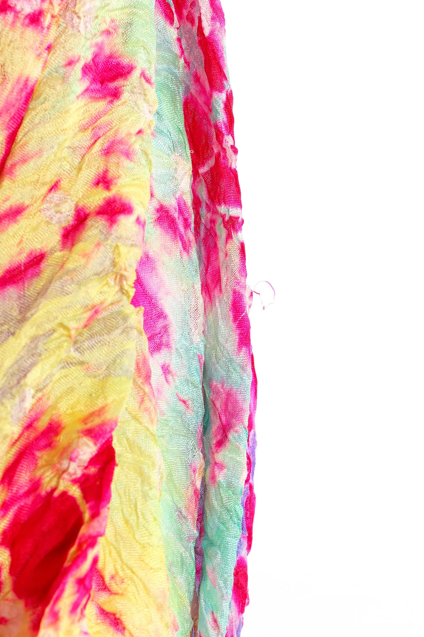 Rainbow Silk Tie Dye Caftan