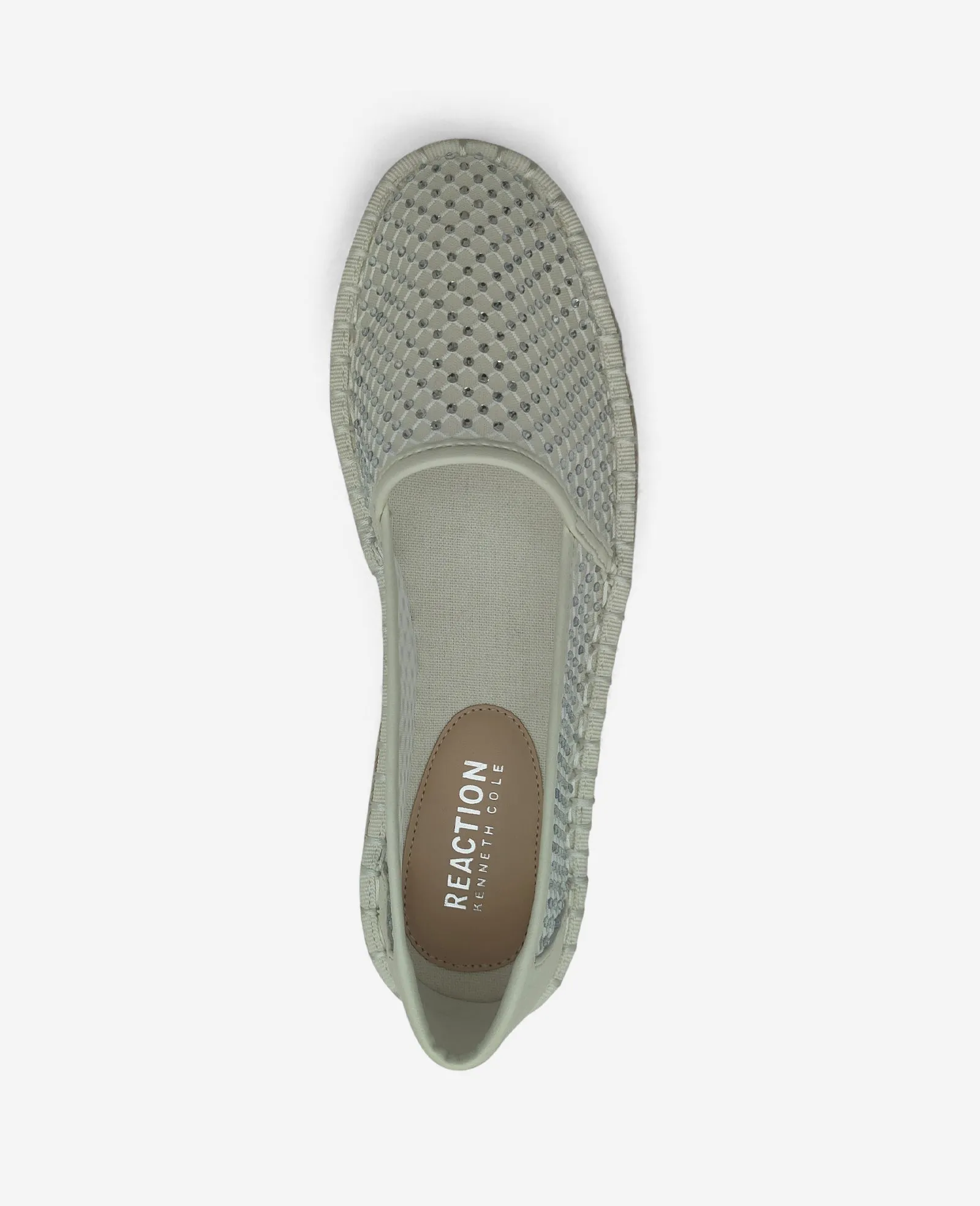 REACTION - Bonne Crystal Mesh Espadrille