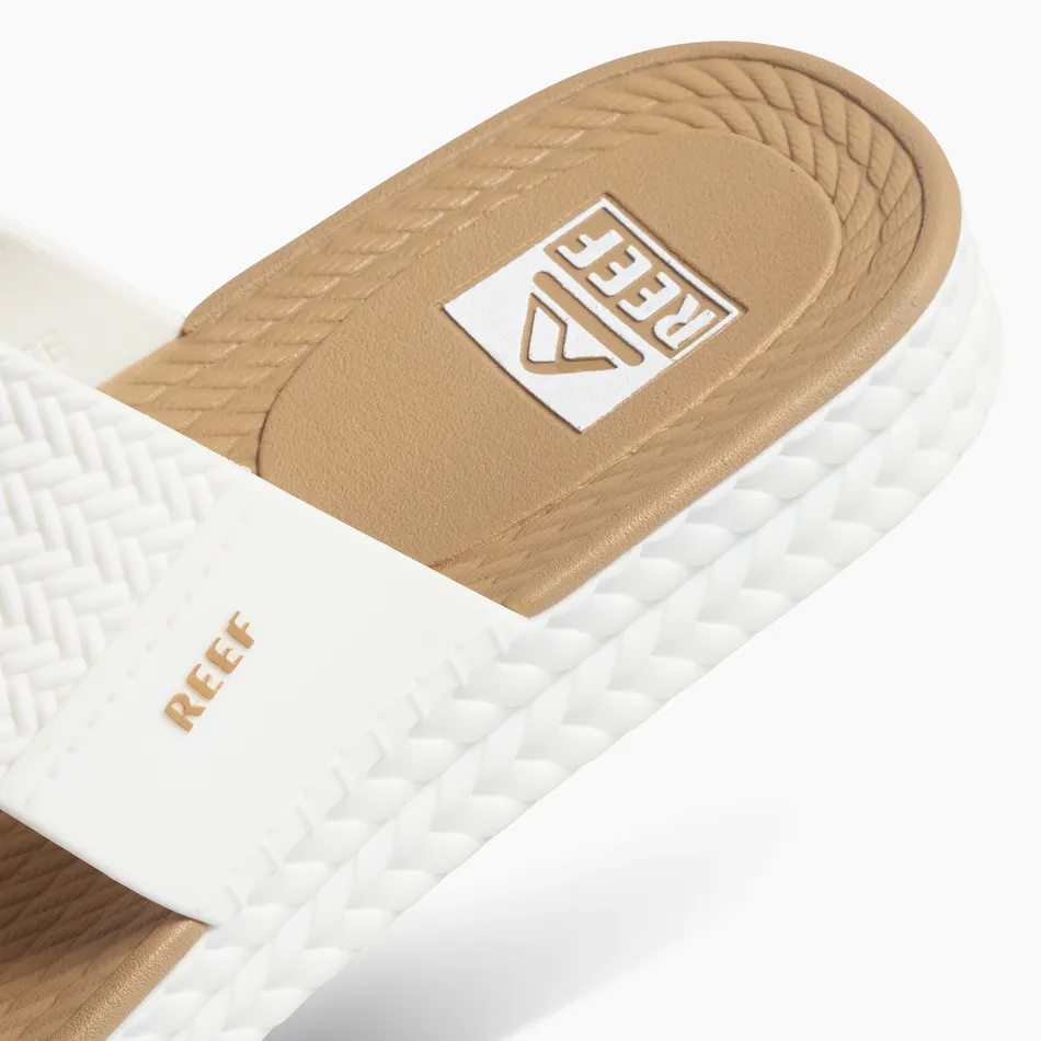 Reef Women's Water Vista Slide - White/Tan