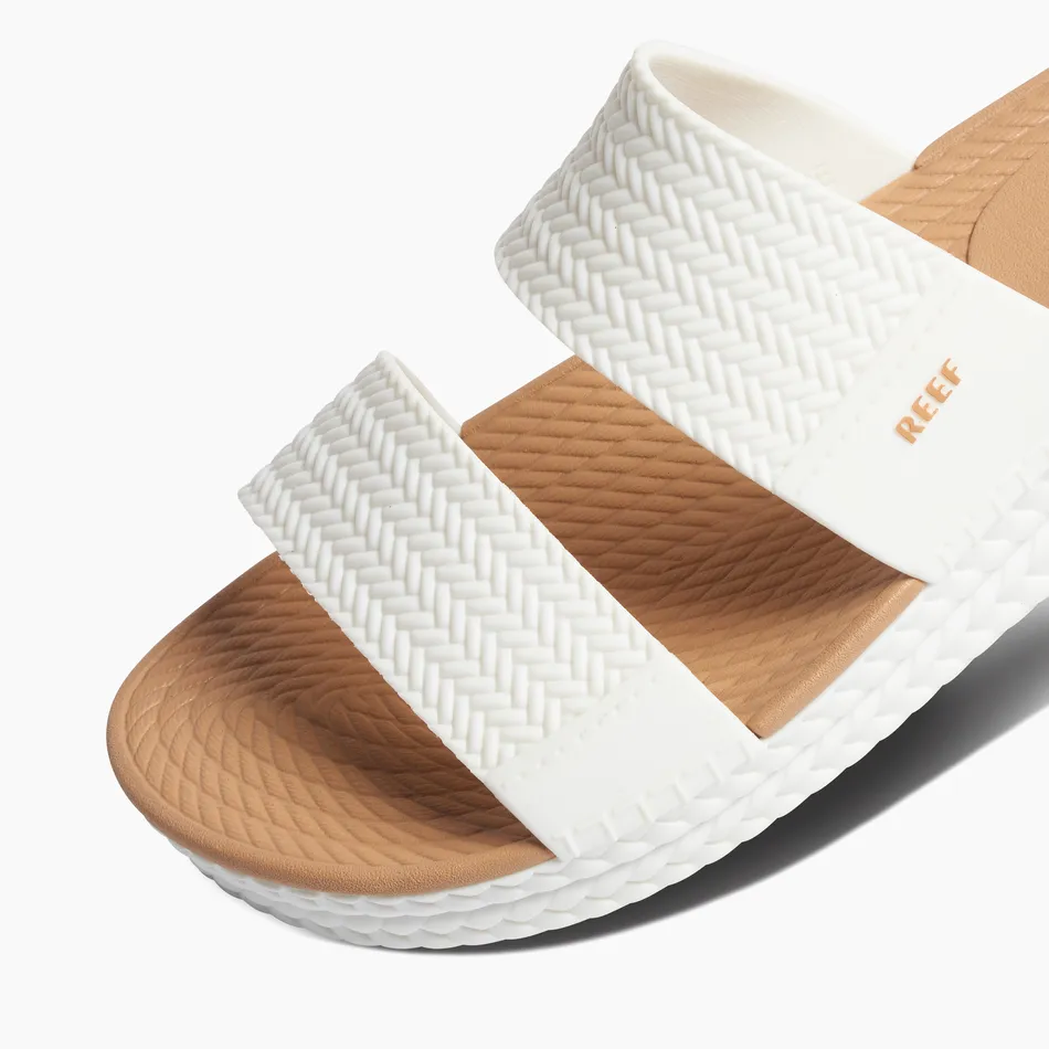 Reef Women's Water Vista Slide - White/Tan