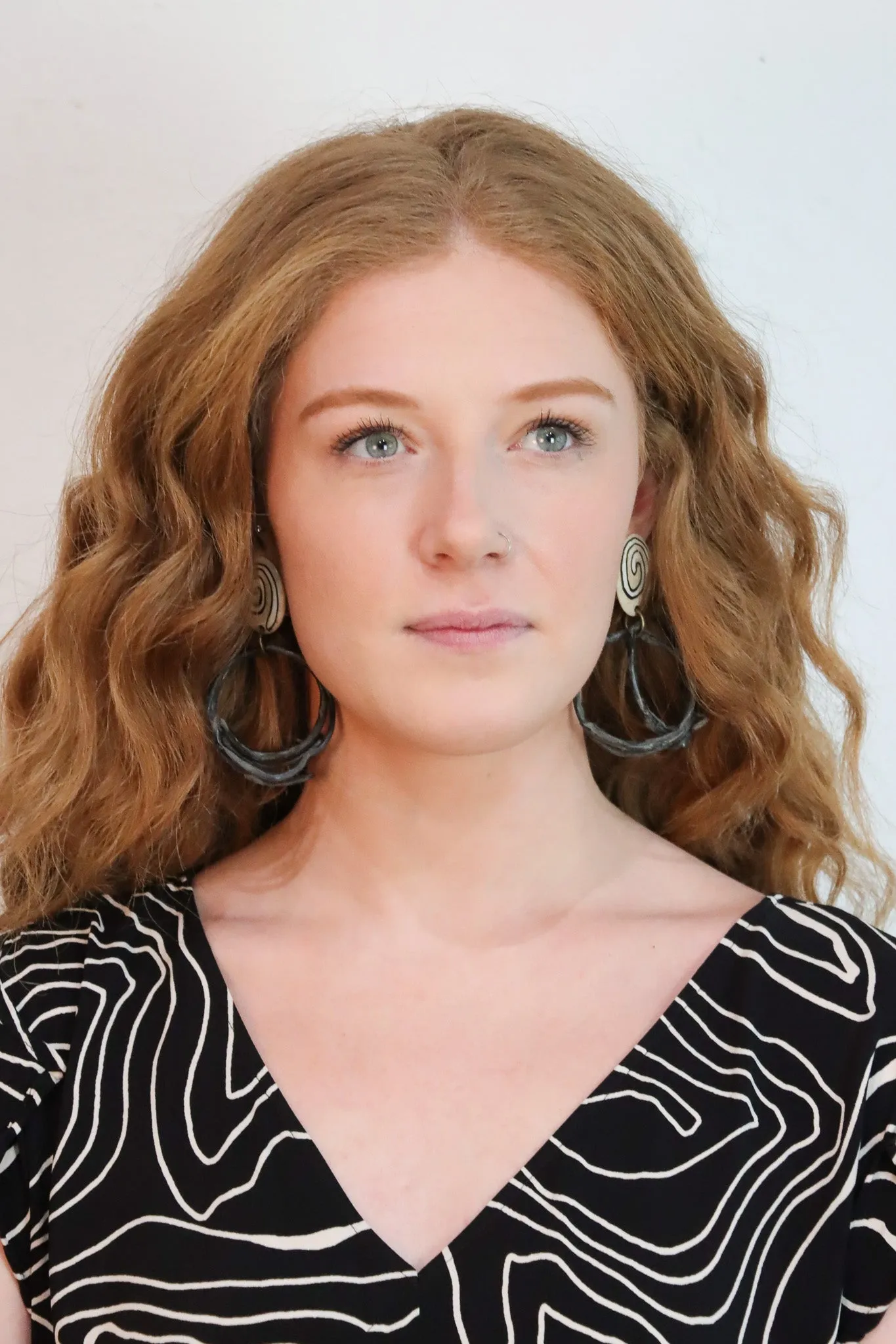 Sally Bass Wreath Clip-On Earrings