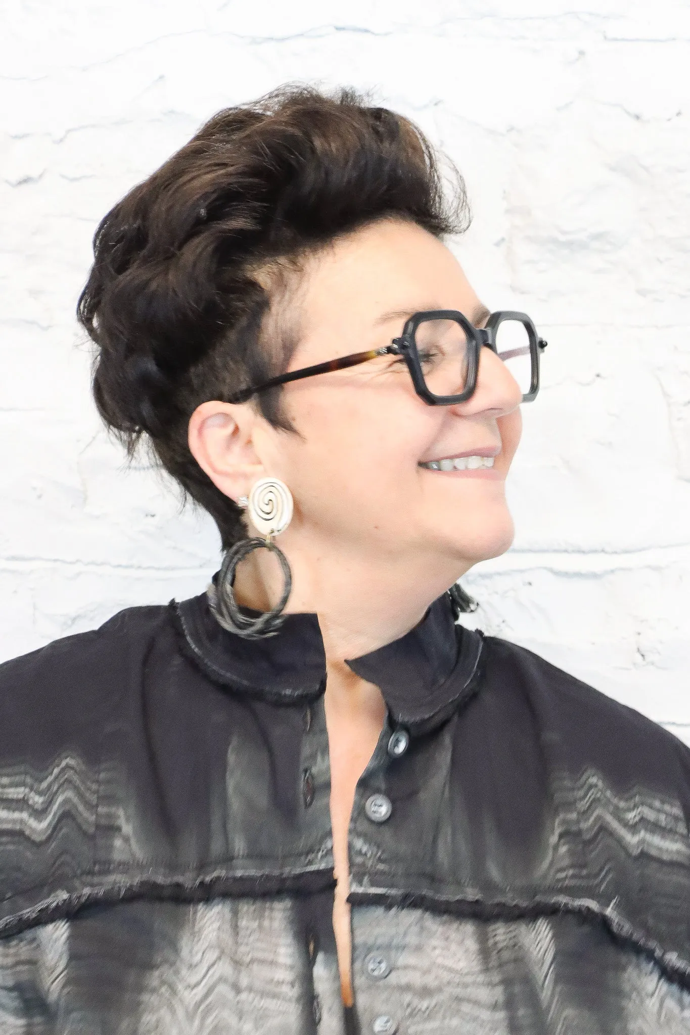 Sally Bass Wreath Clip-On Earrings