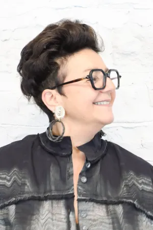 Sally Bass Wreath Clip-On Earrings