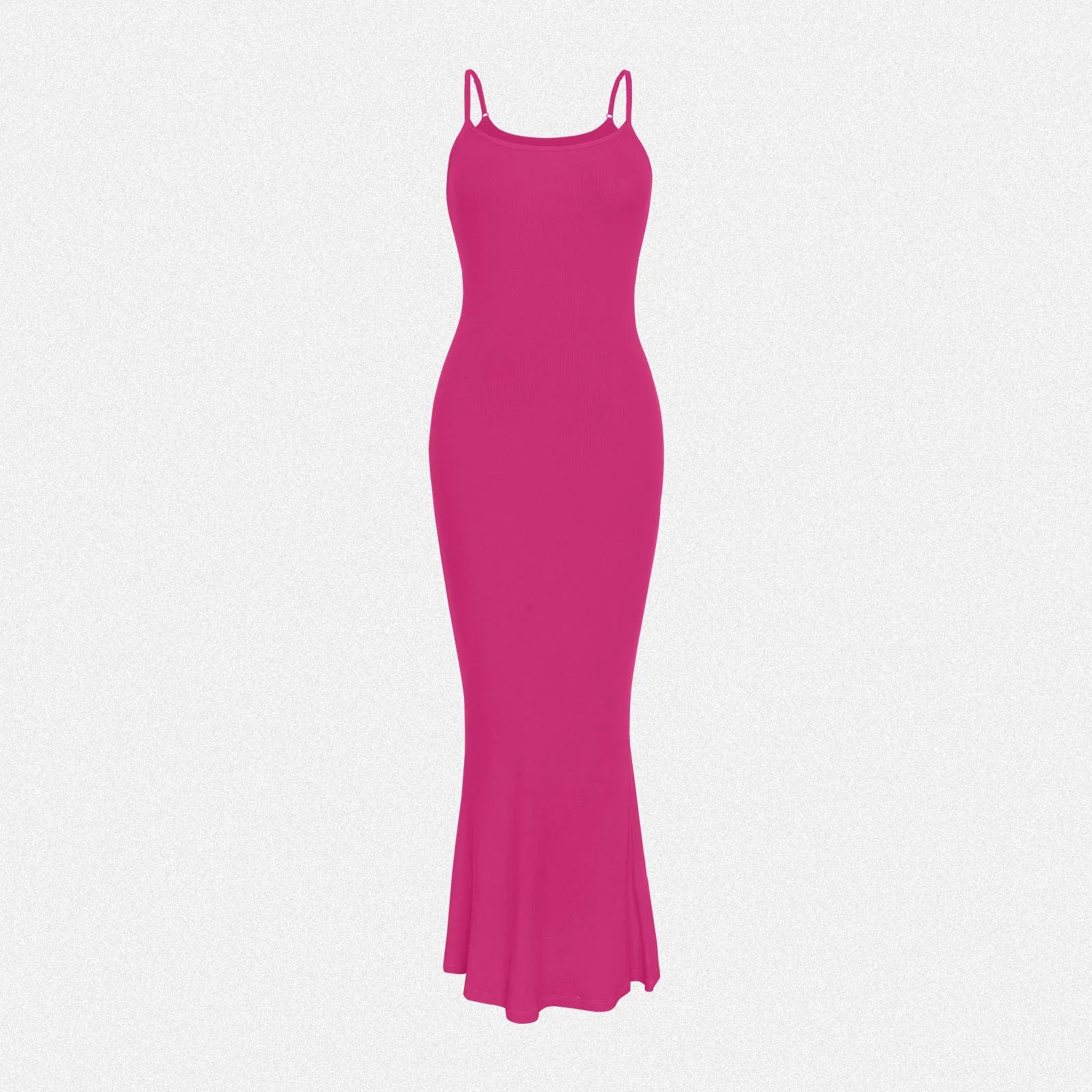 Shaperin Spaghetti Strap Ribbed Bodycon Maxi Dress