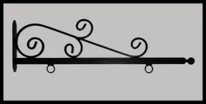 Sign Bracket - NO SIGN 36 inch Whispy Style