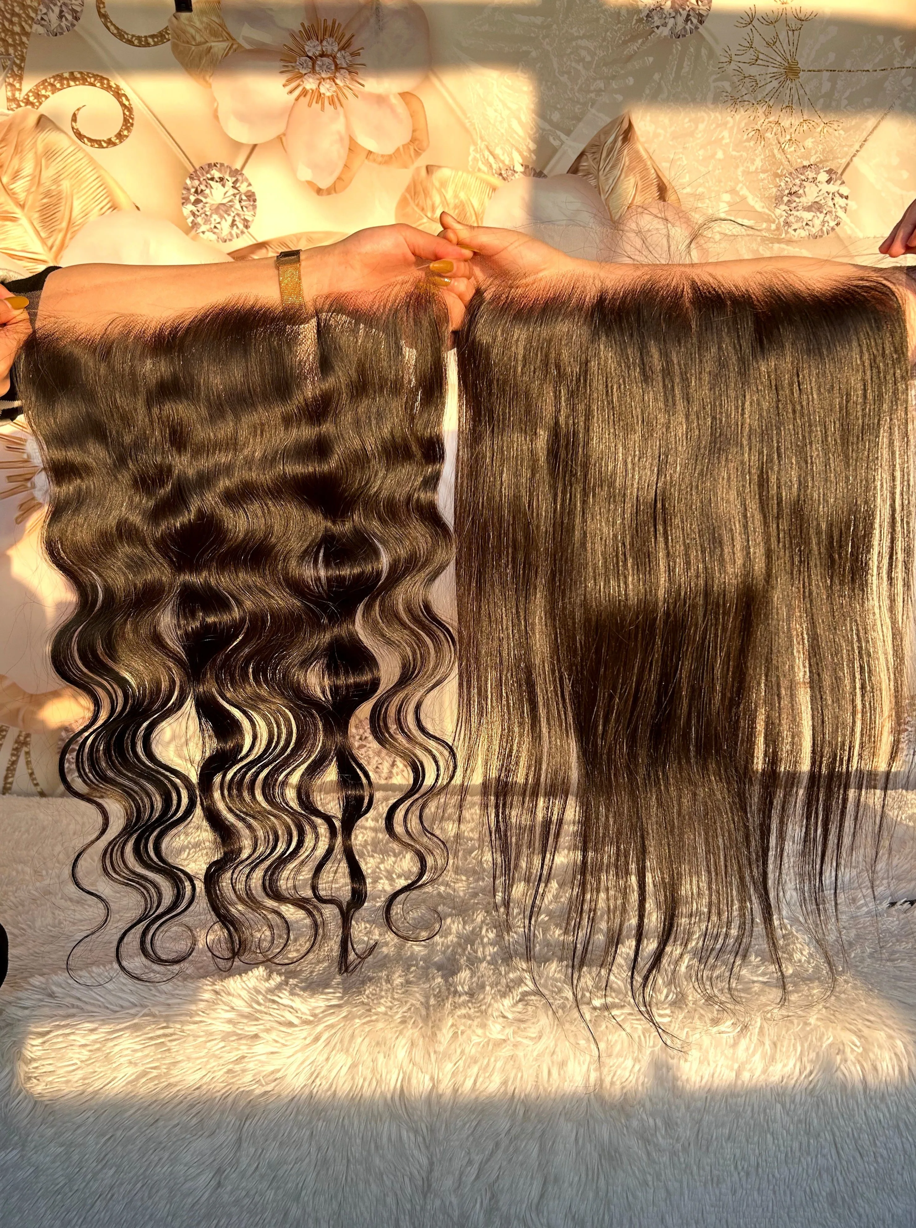 Single knots HD lace 13x4 Frontal