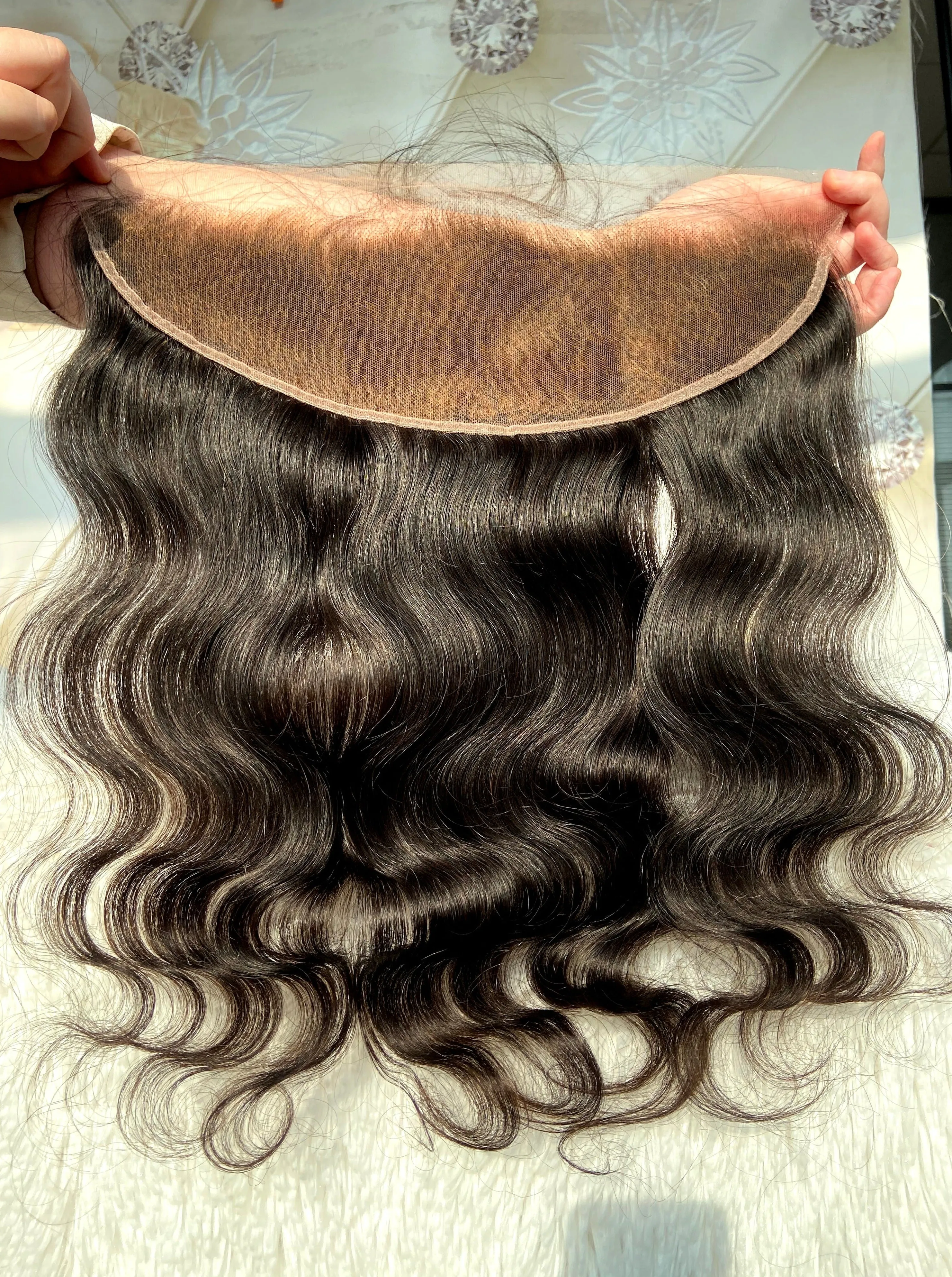 Single knots HD lace 13x4 Frontal