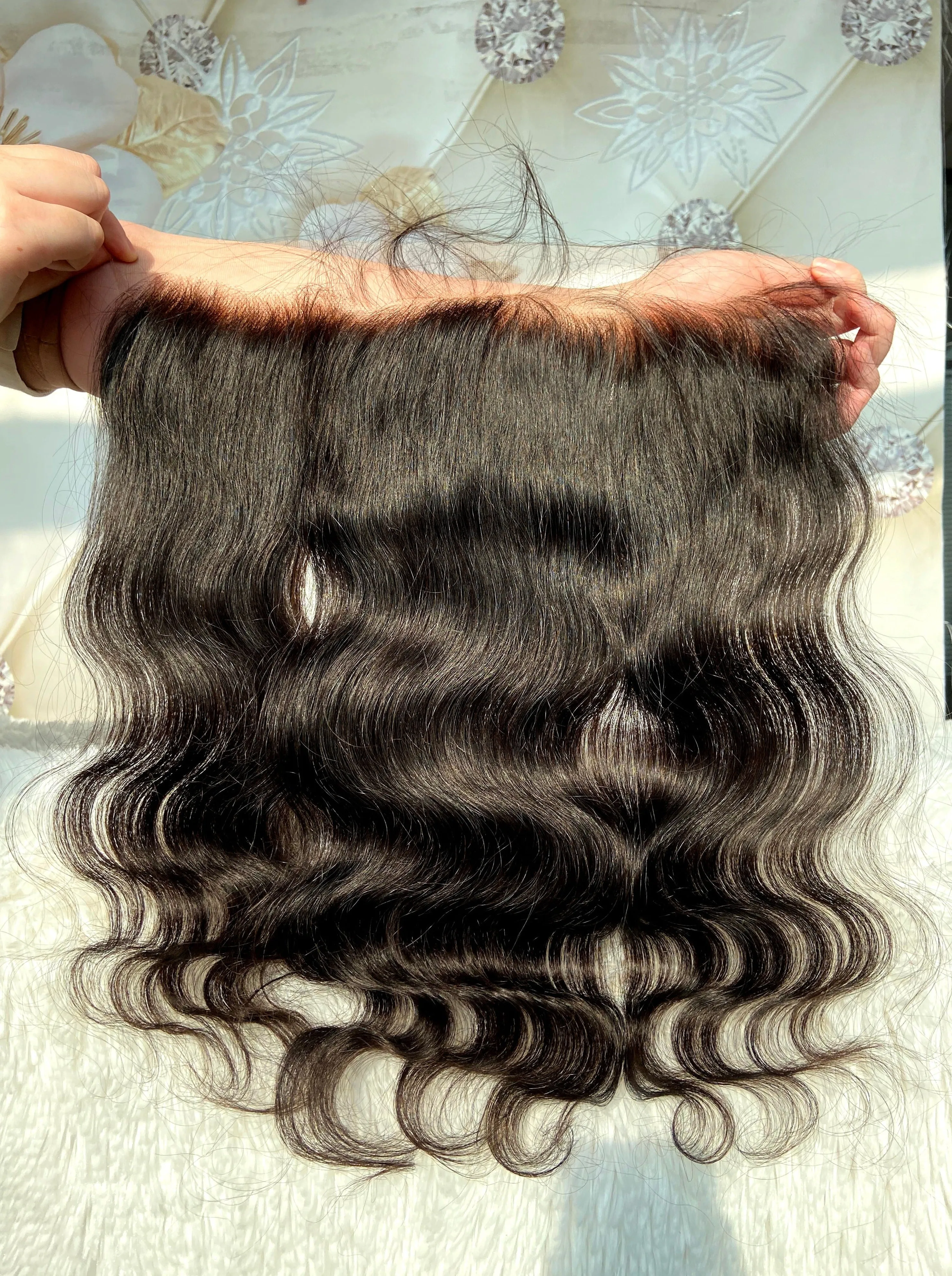 Single knots HD lace 13x4 Frontal