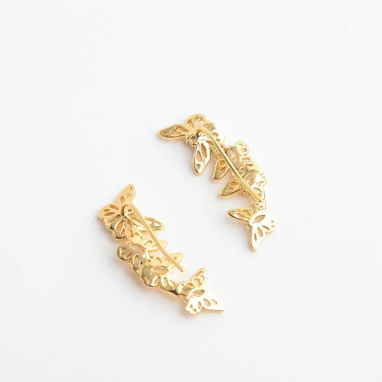 Social Butterfly Linear Earrings