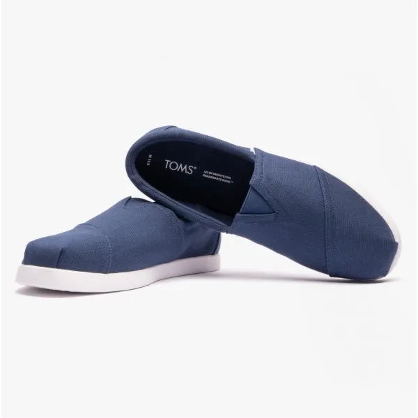 TOMS ALP FWD Mens Cotton Espadrille Navy