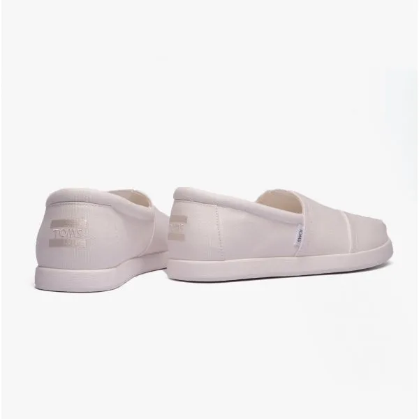 TOMS ALP FWD Mens Cotton Espadrille White