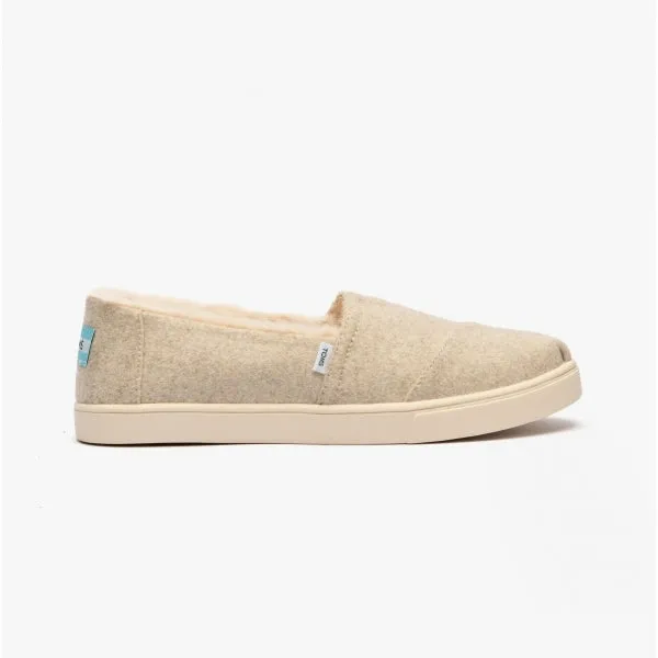 TOMS ALPARGATA CUPSOLE Womens Slip On Natural