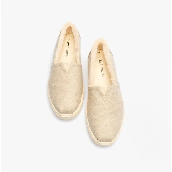 TOMS ALPARGATA CUPSOLE Womens Slip On Natural