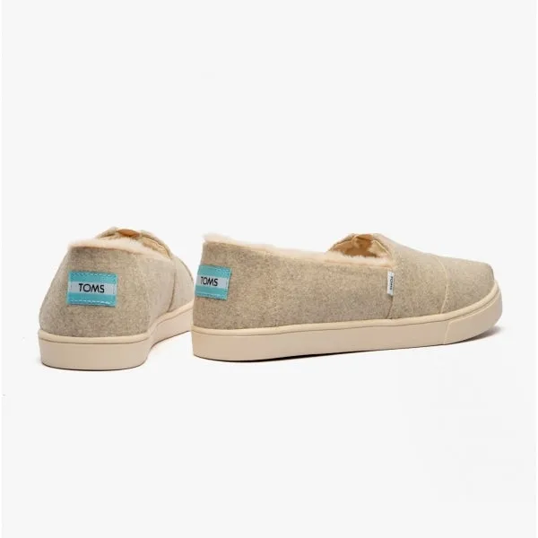 TOMS ALPARGATA CUPSOLE Womens Slip On Natural