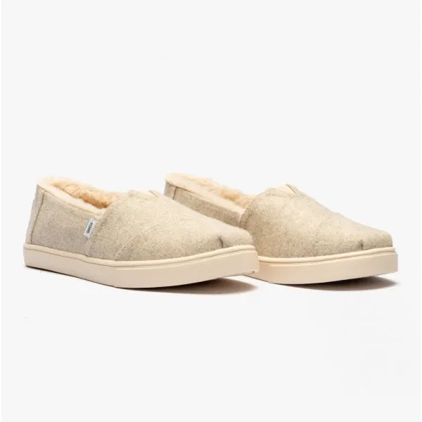TOMS ALPARGATA CUPSOLE Womens Slip On Natural