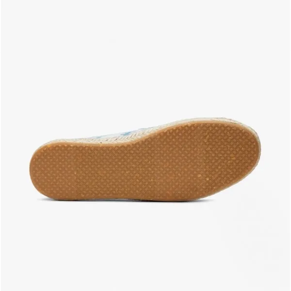 TOMS ALPARGATA ROPE Womens Cotton Slip-On Shoes Blue