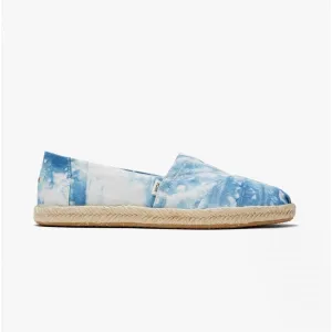 TOMS ALPARGATA ROPE Womens Cotton Slip-On Shoes Blue