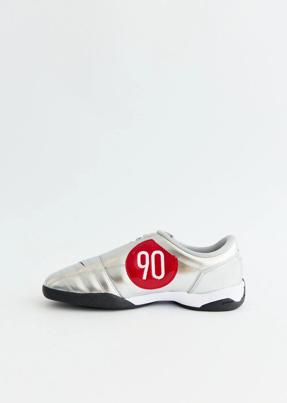 Total 90 'Metallic Silver Black' Sneakers