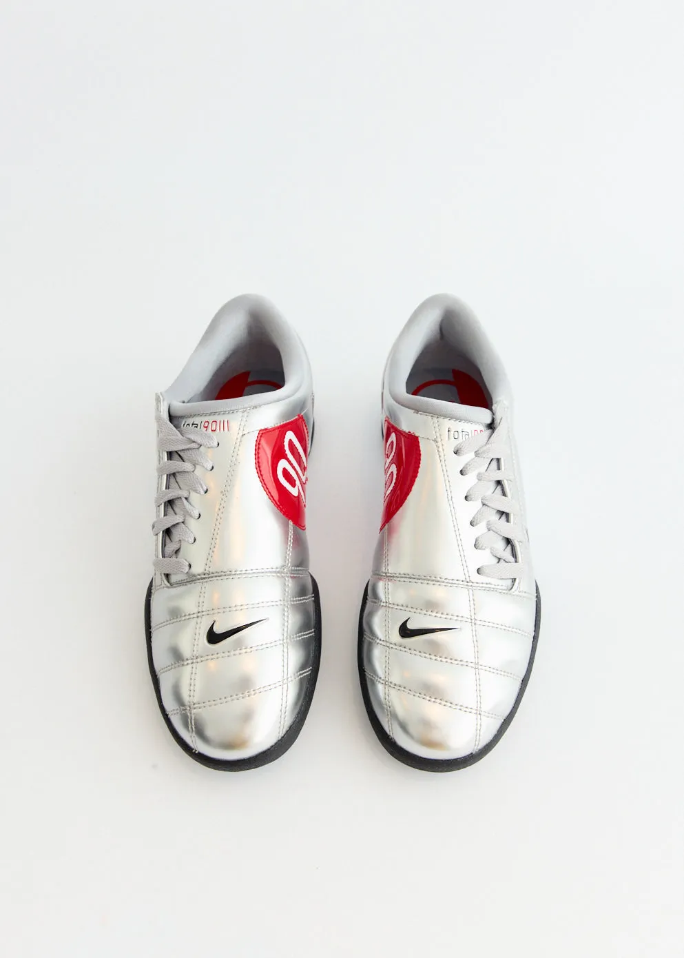 Total 90 'Metallic Silver Black' Sneakers