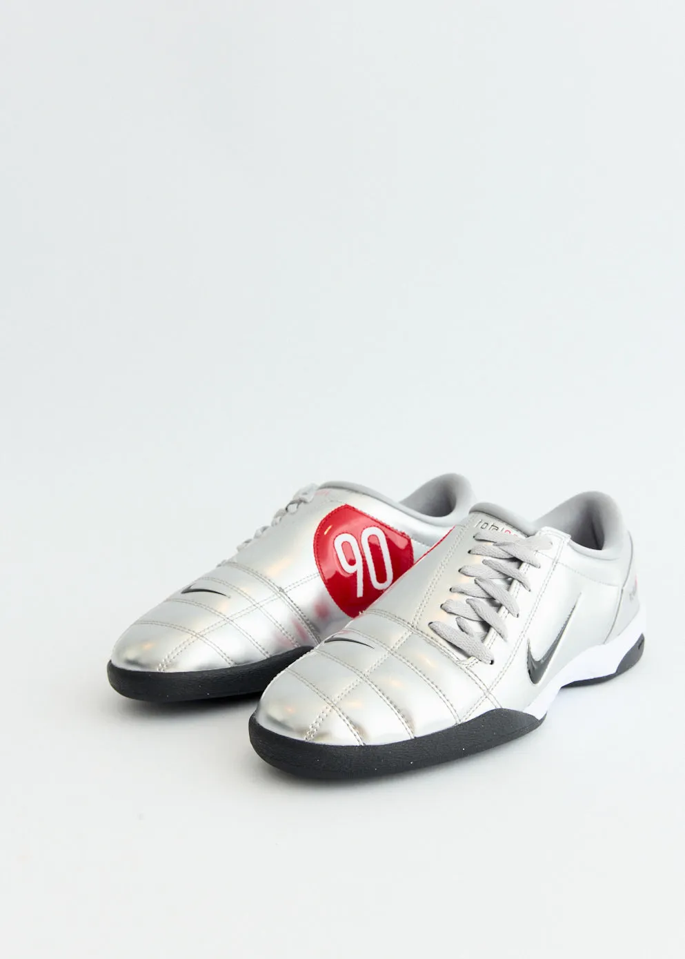 Total 90 'Metallic Silver Black' Sneakers