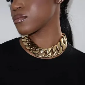 Widened Cool Cuban Chain Necklace
