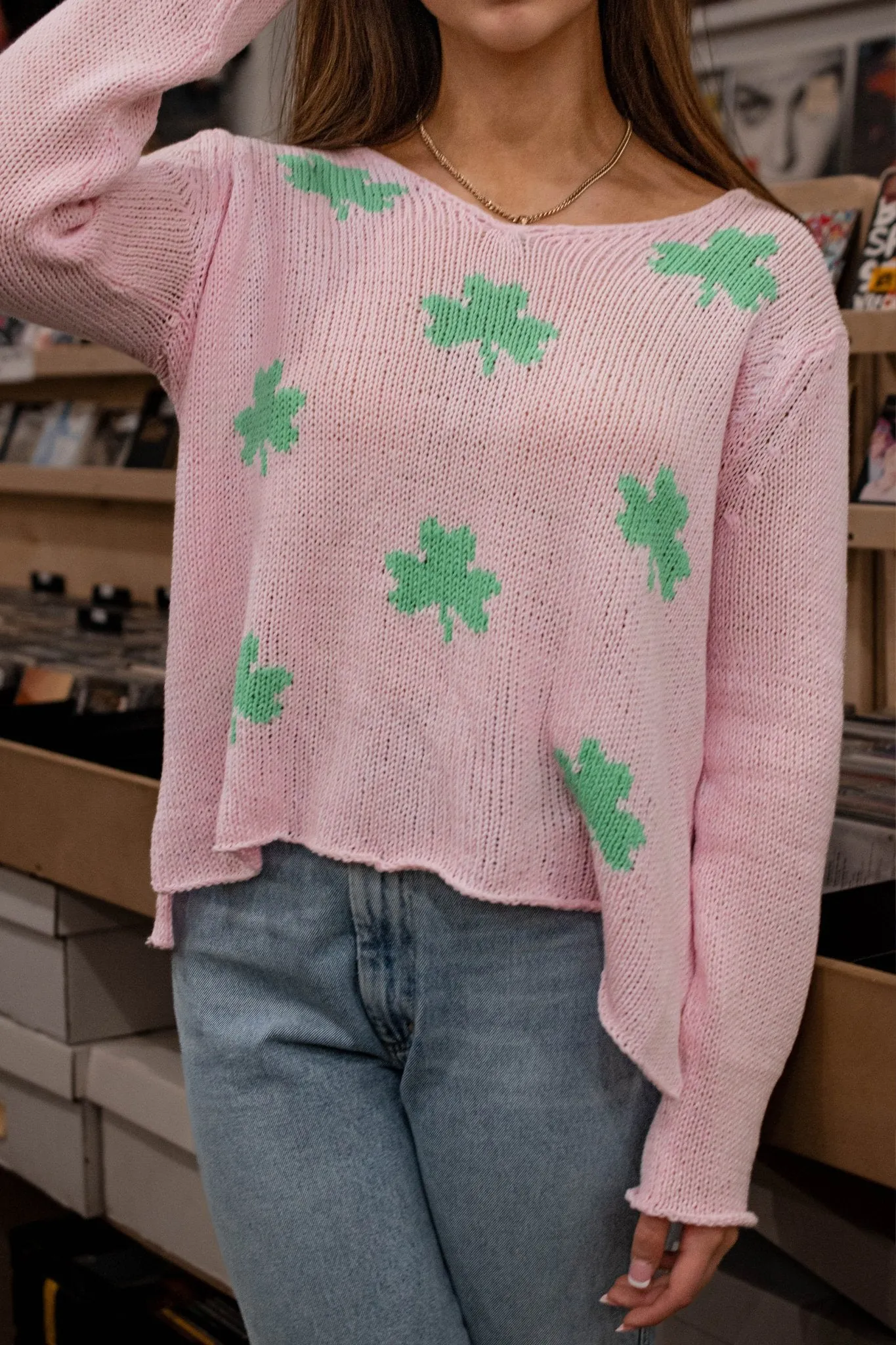 Wooden Ships: Mini Shamrock V Sweater
