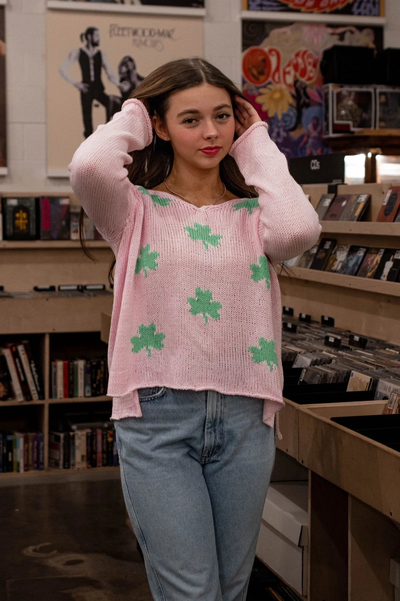 Wooden Ships: Mini Shamrock V Sweater